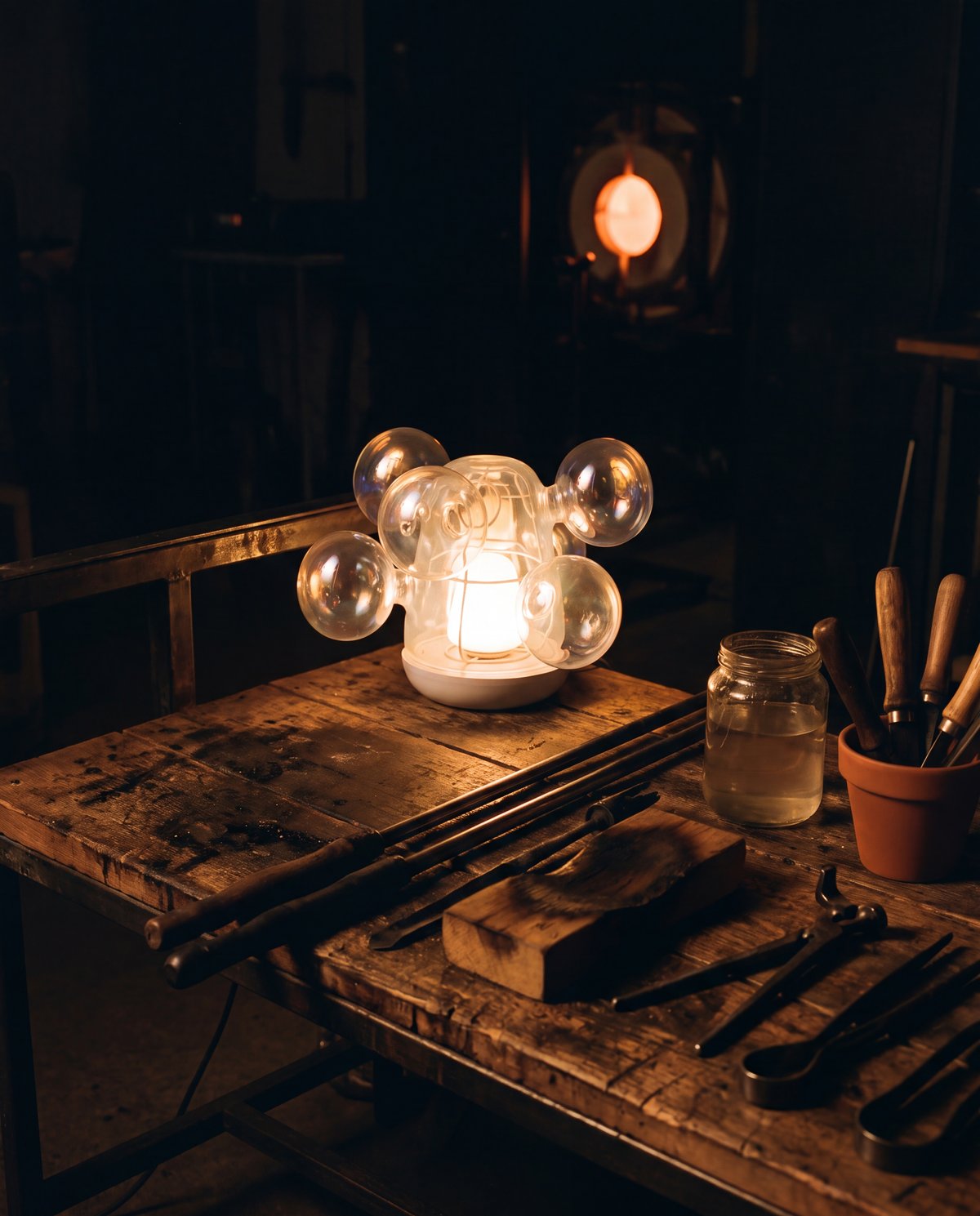 Bubble Glow Table Lamp Small