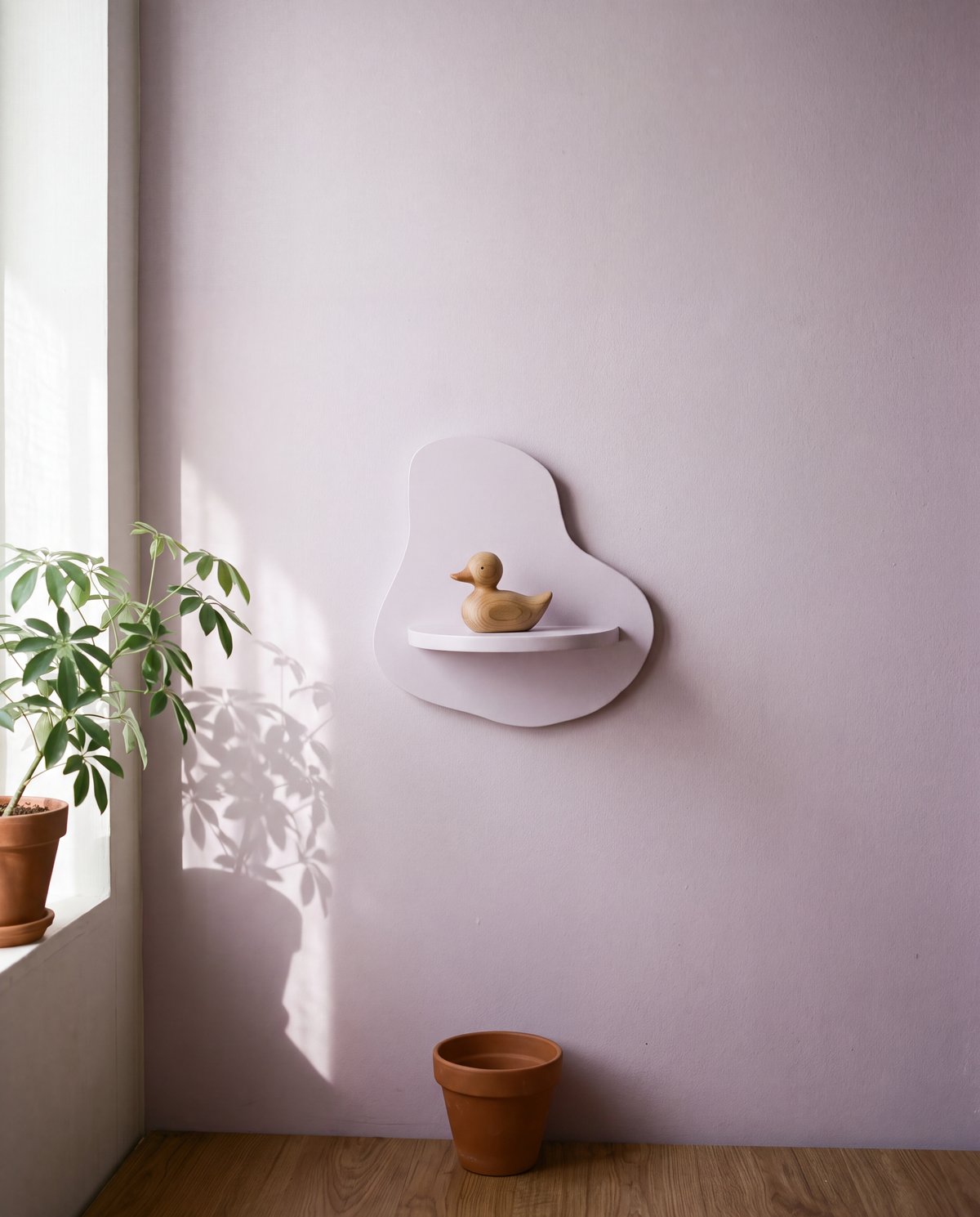 Amoeba Shape Shelf