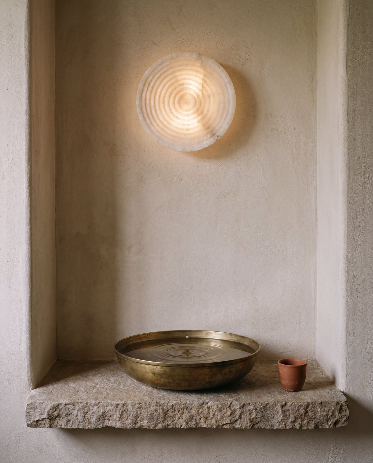 Ripple wall light