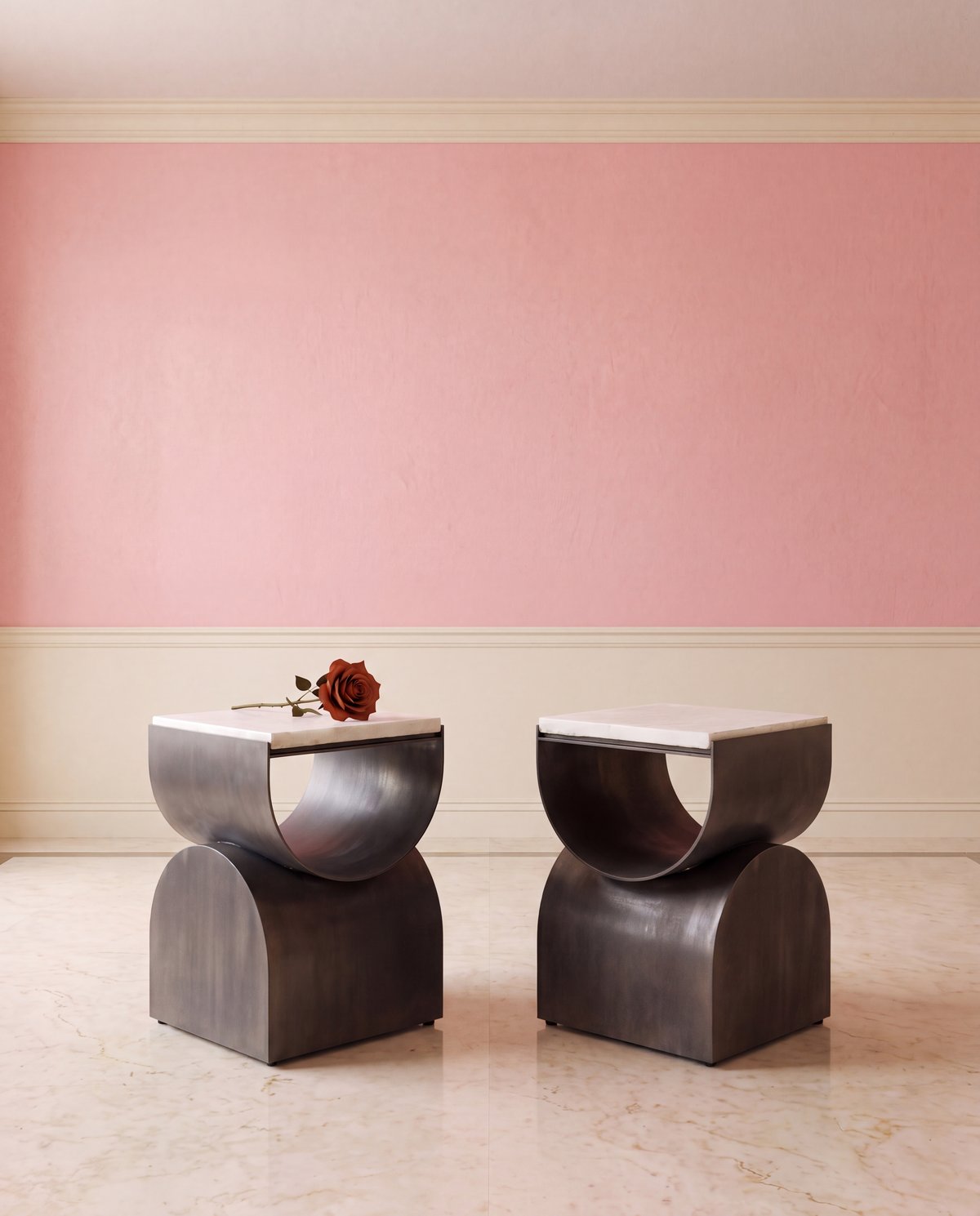 Axial End Tables- set of 2