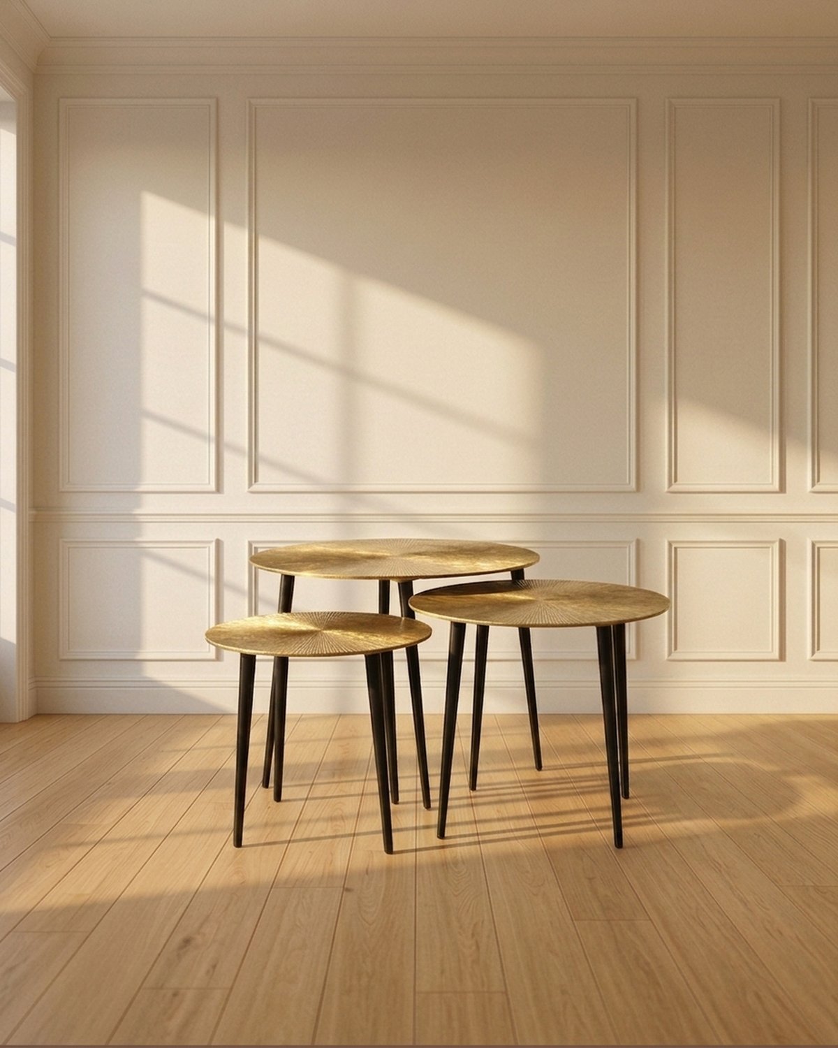 Brass Beyond Center Tables (Set of 3)