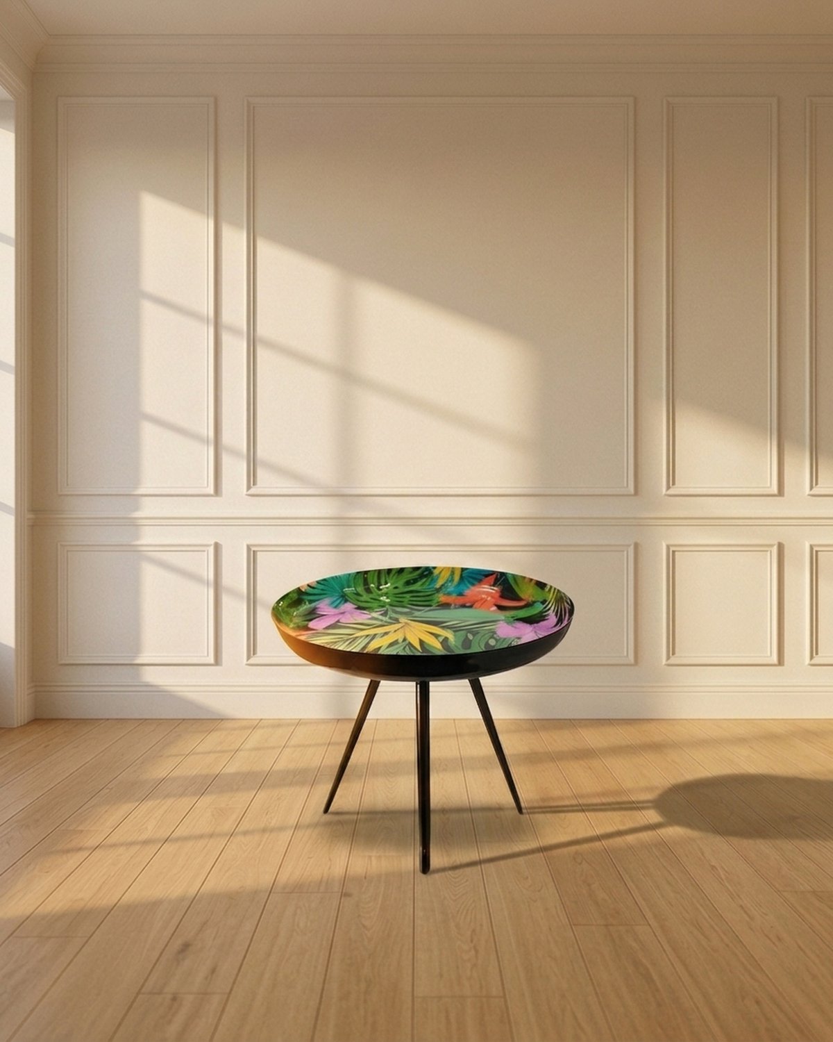 Black Blossom Table