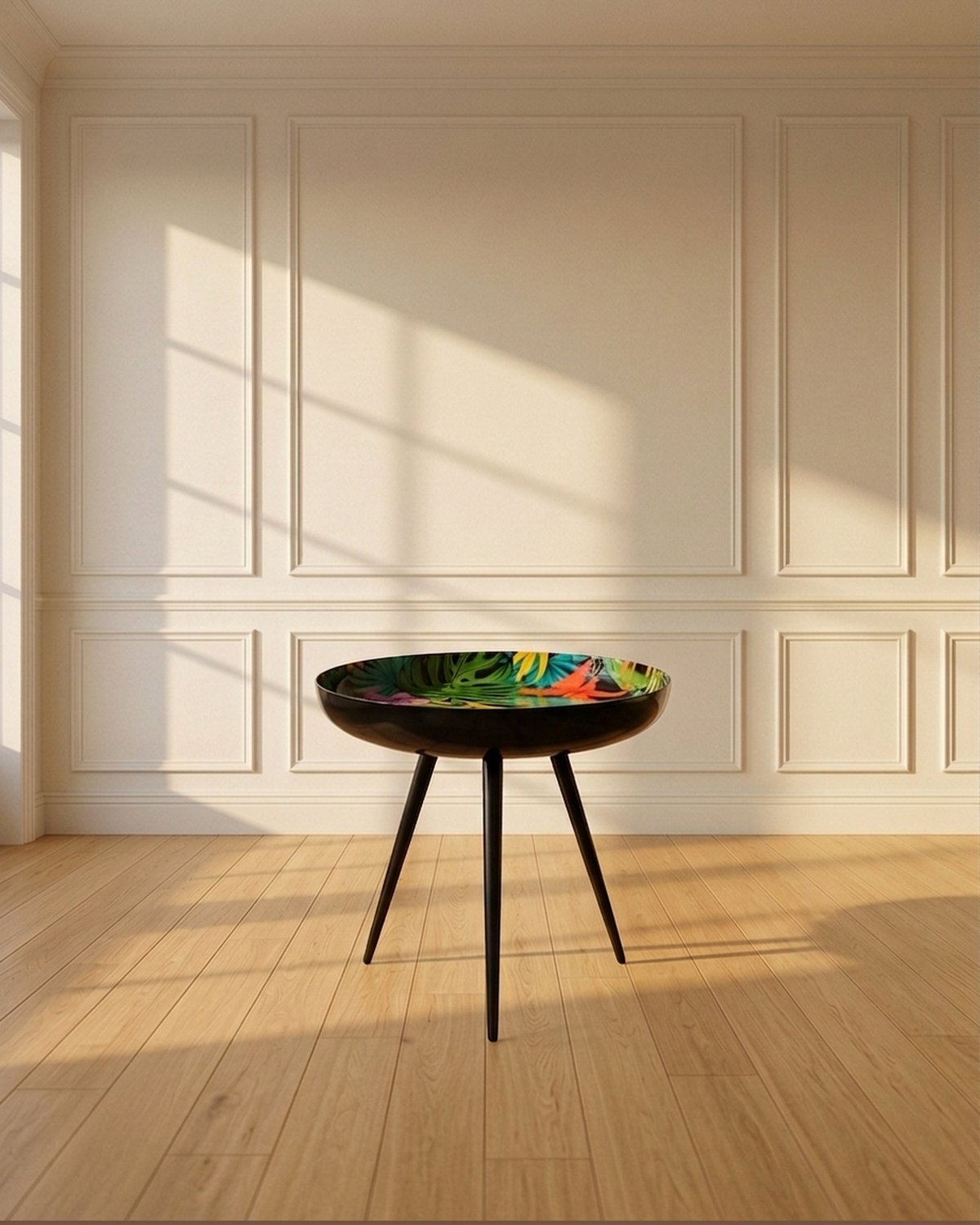 Black Blossom Table