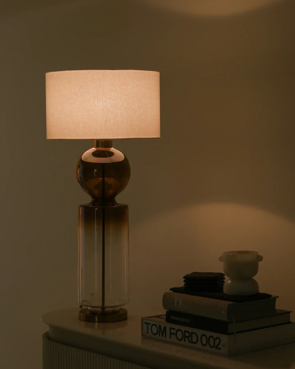 Ball & Cylinder Ombre Table Lamp