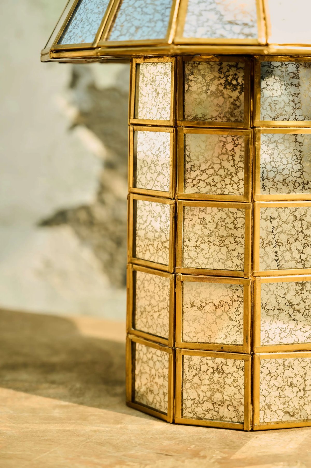 Brass-Aged Lamp