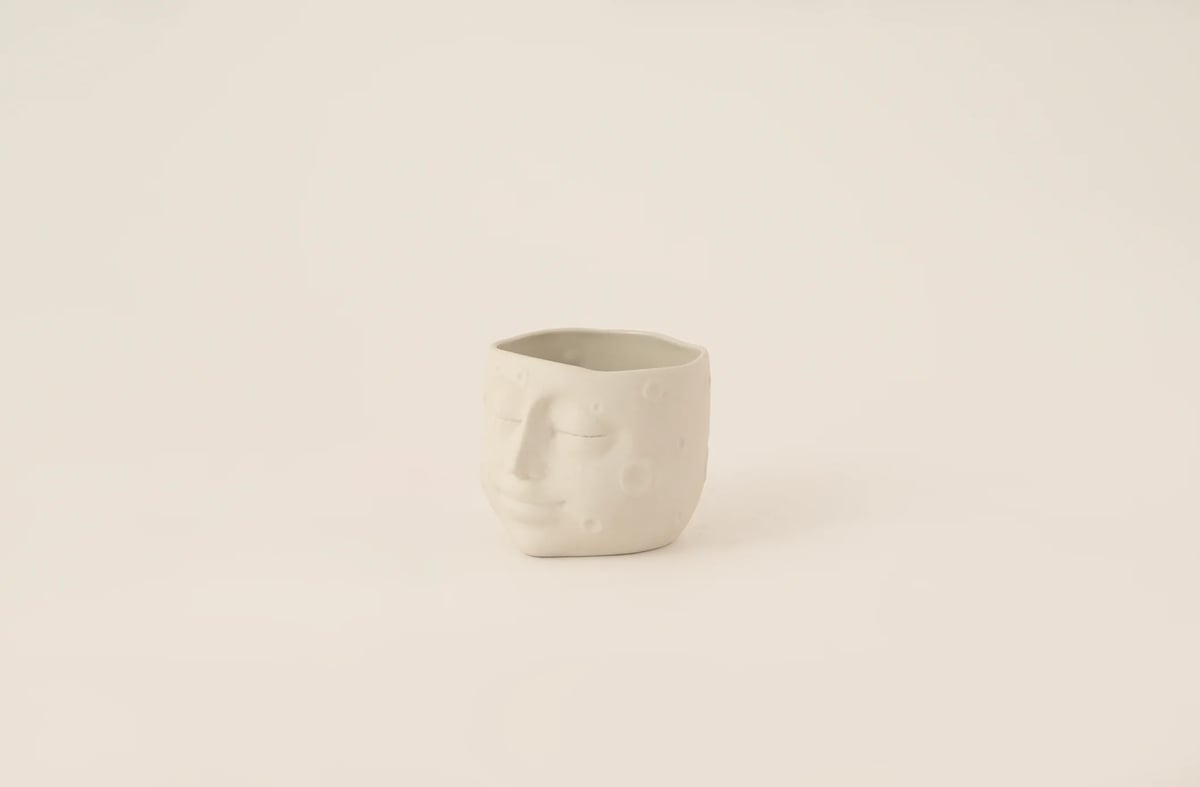 Luna Vase Ivory