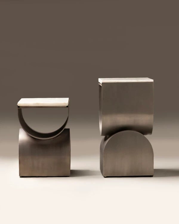 Axial End Tables- set of 2
