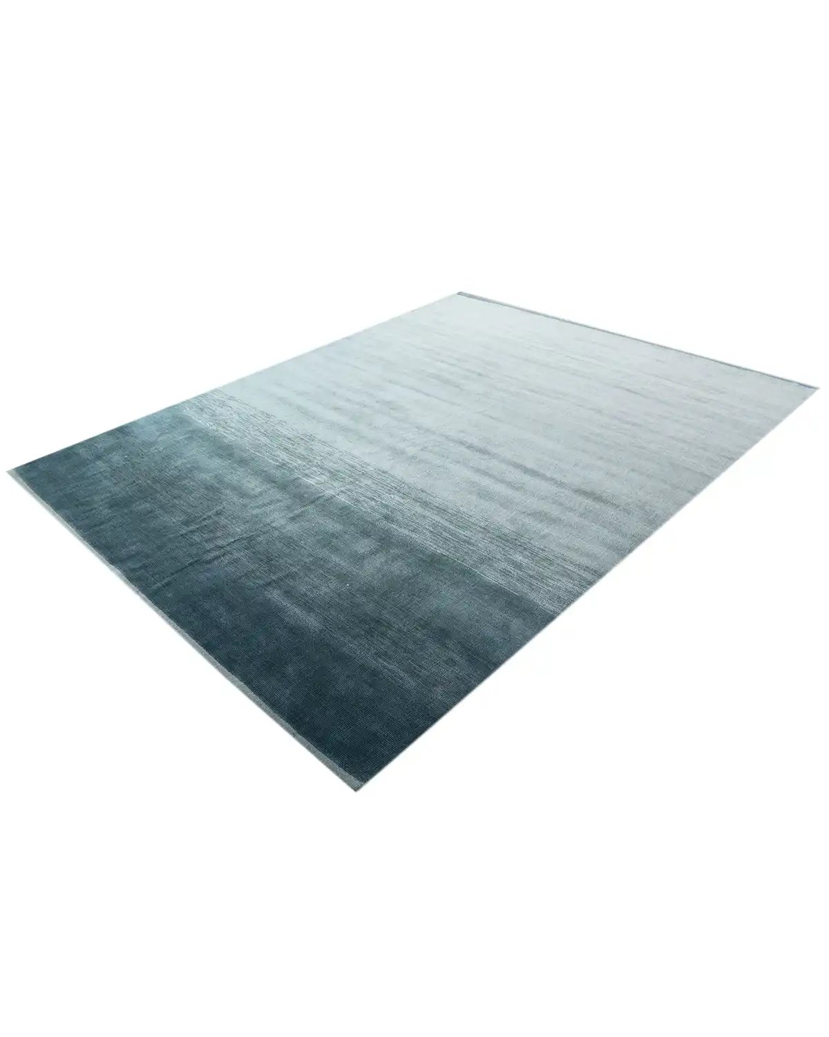 Blue Linear Drift Rug