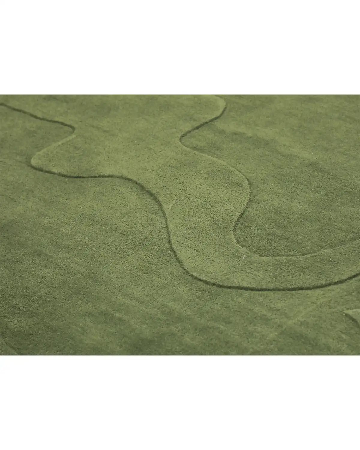 Green Amoeba Rug