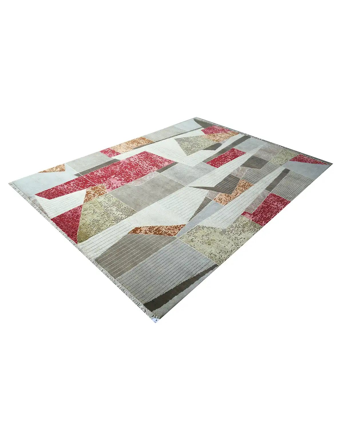 Crimson Fragments Rug