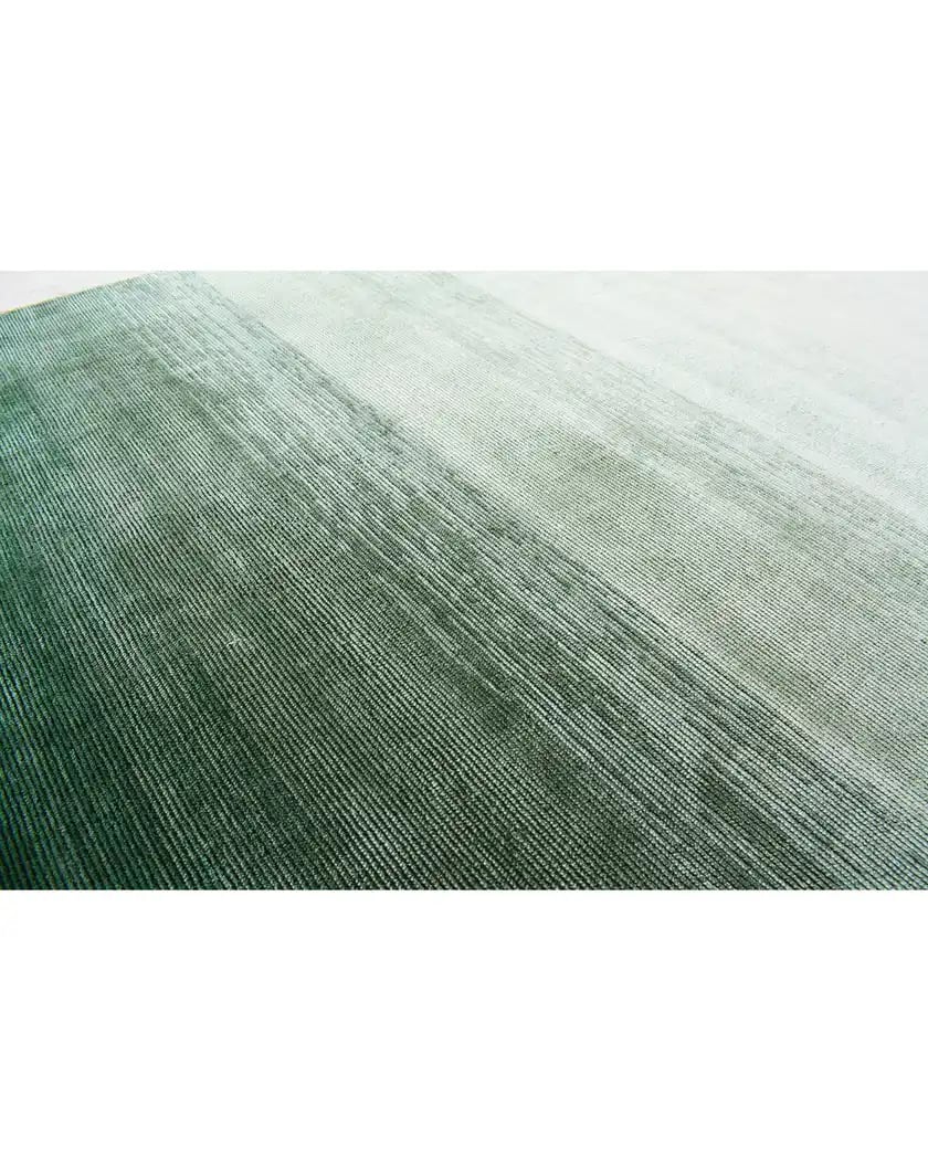 Green Linear Drift Rug