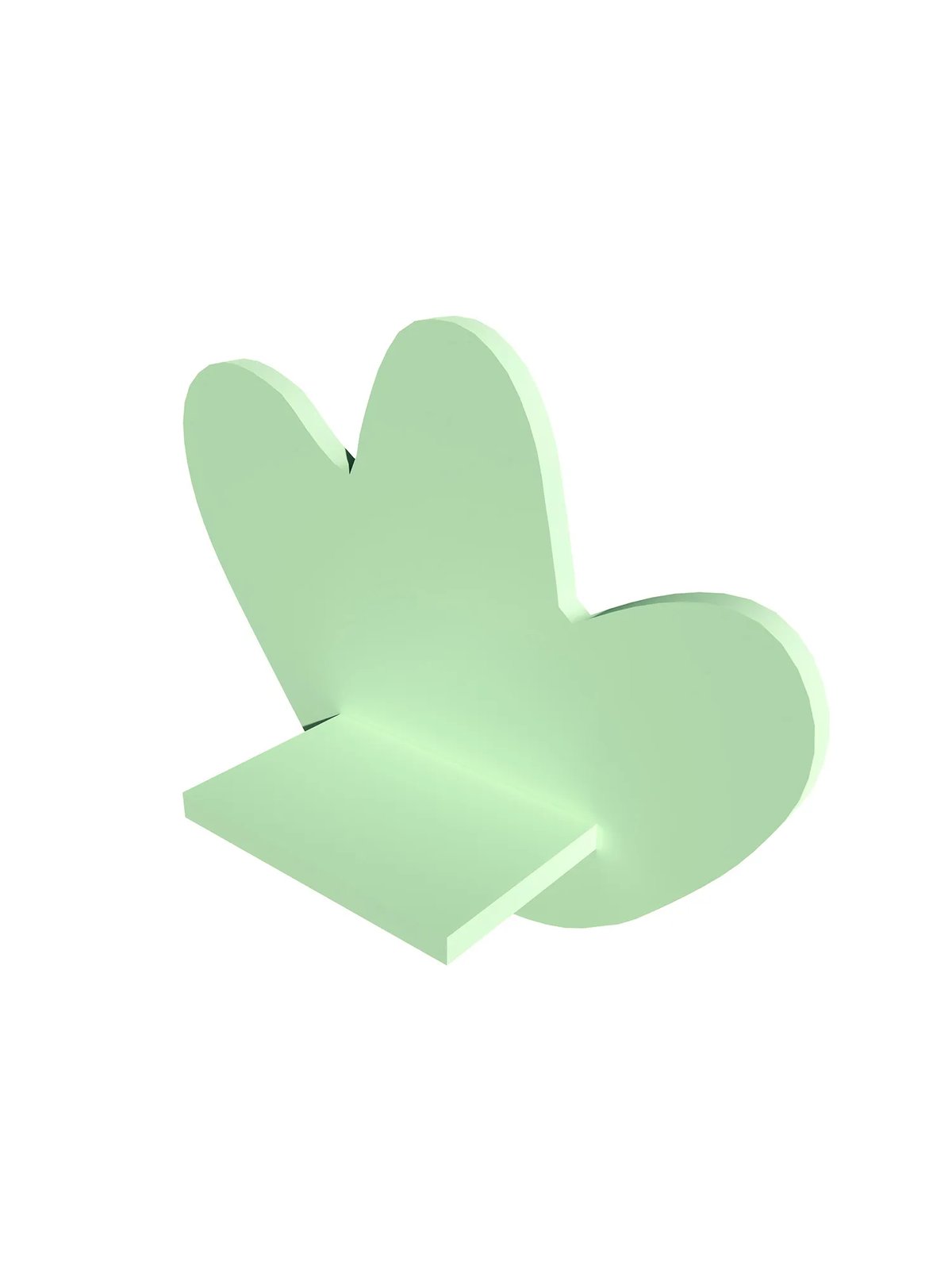 Amoeba Shape Shelf