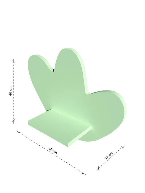 Amoeba Shape Shelf