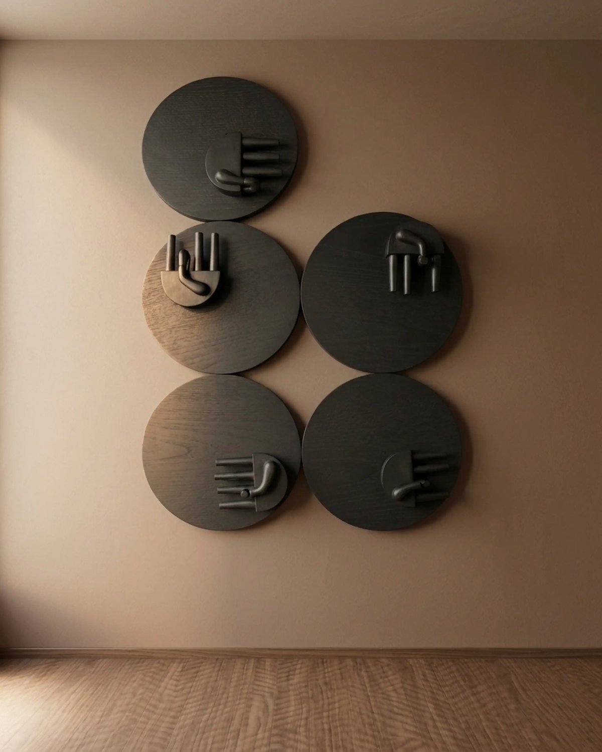 Mudra Wall Art- set of 5