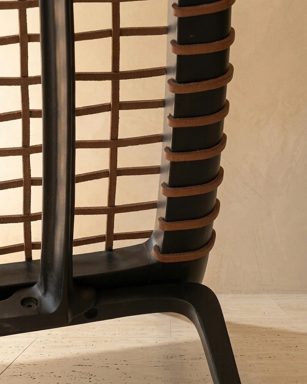 Asan Chair Leather Weave