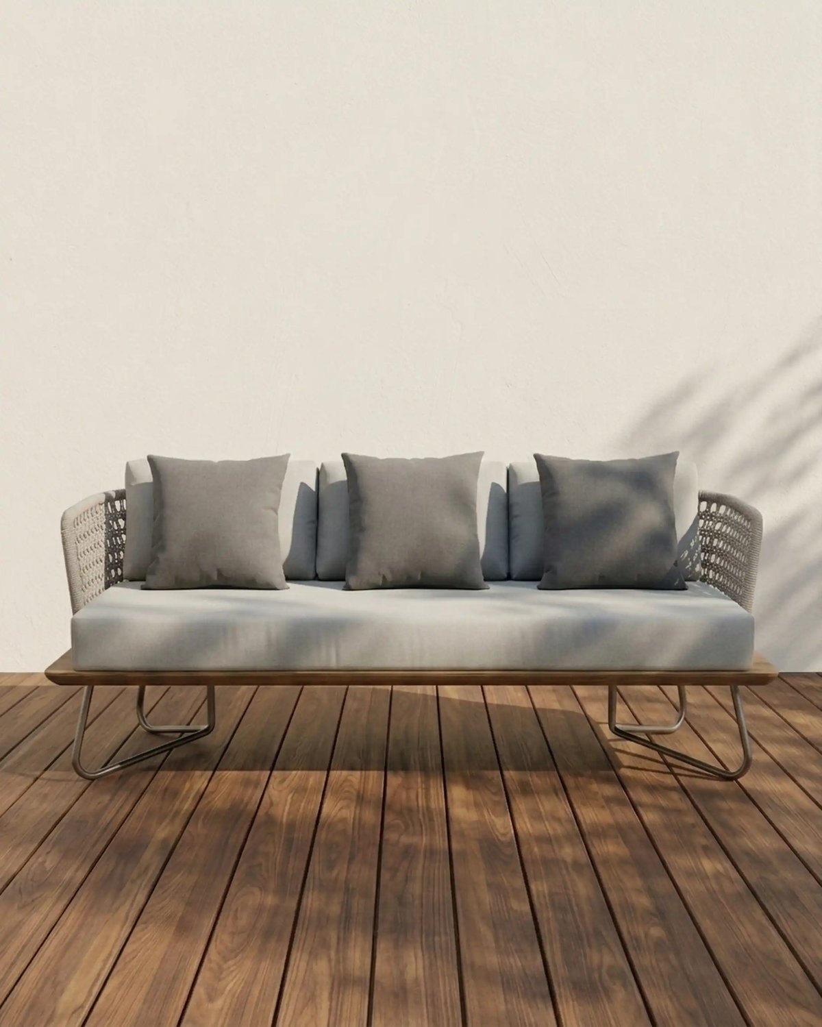 Boulder 3 Seater Sofa Gray