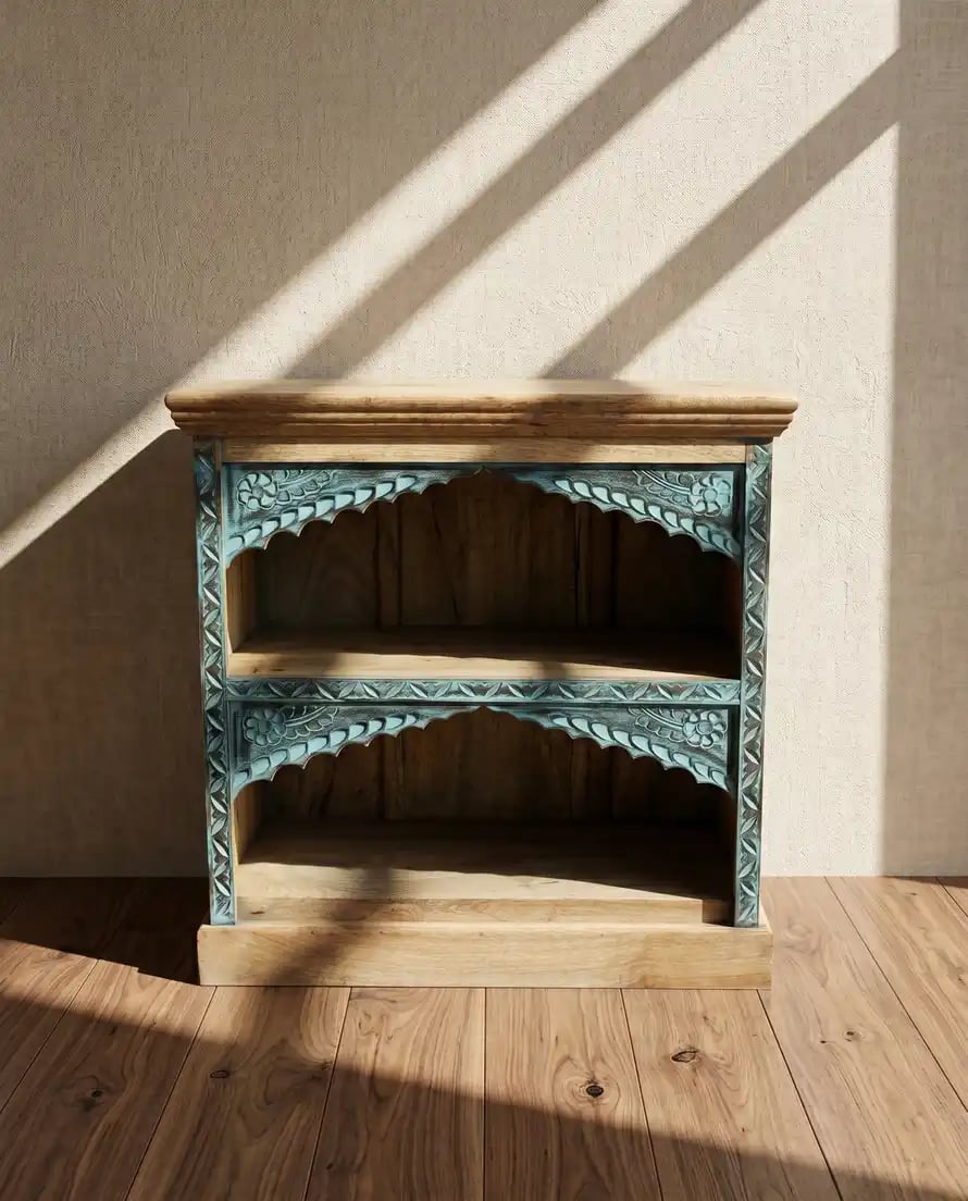 Traditional Style Wooden Book Shelf or Rack