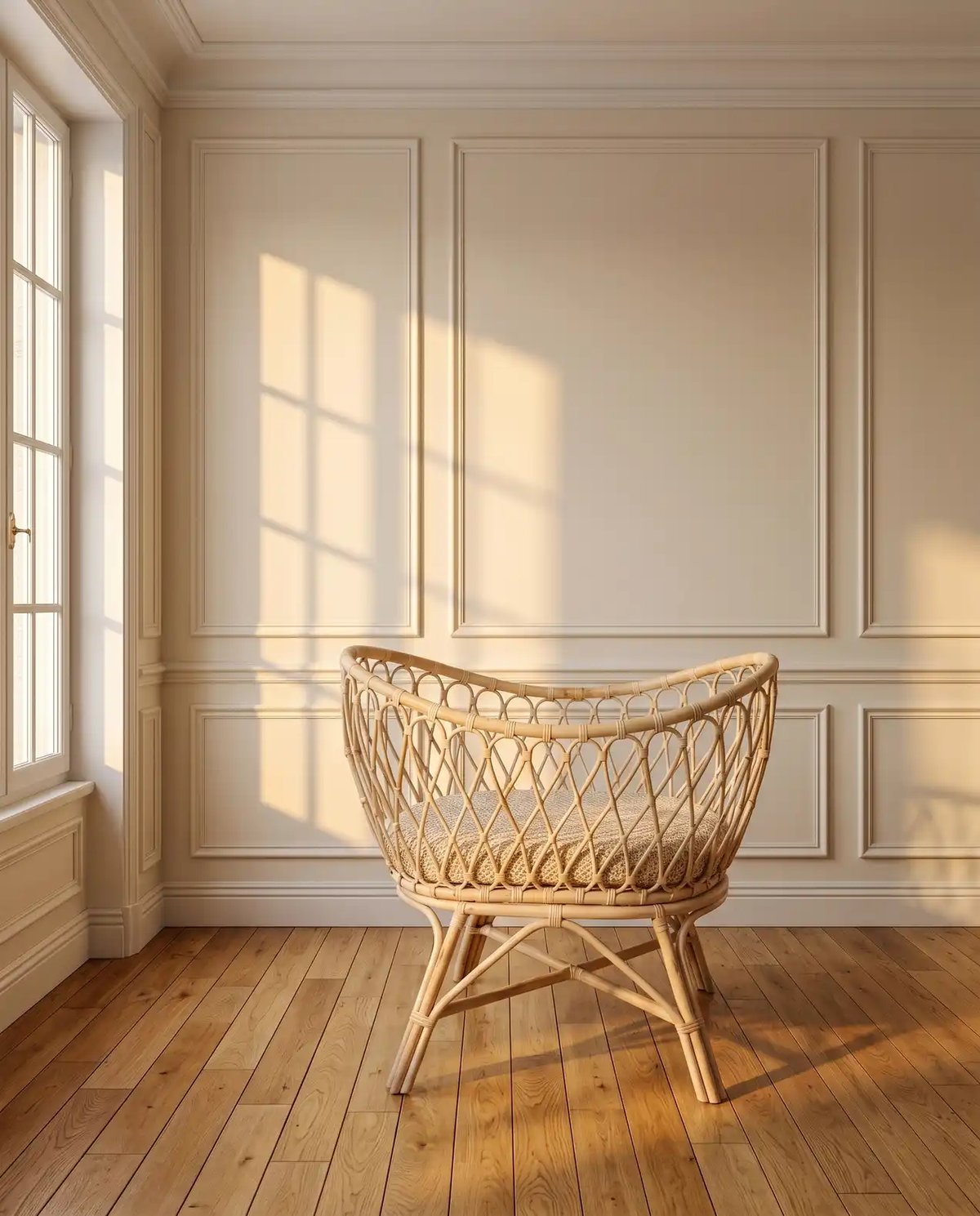 Venus Rattan Bassinet