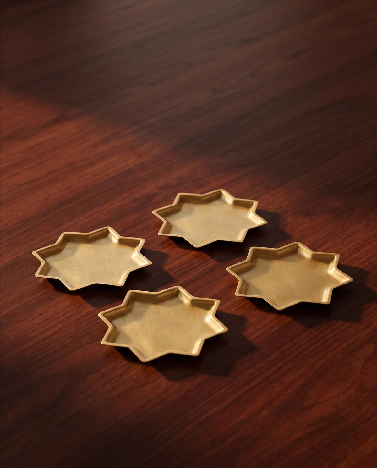 8 Point Star Plate Sona Set of 4