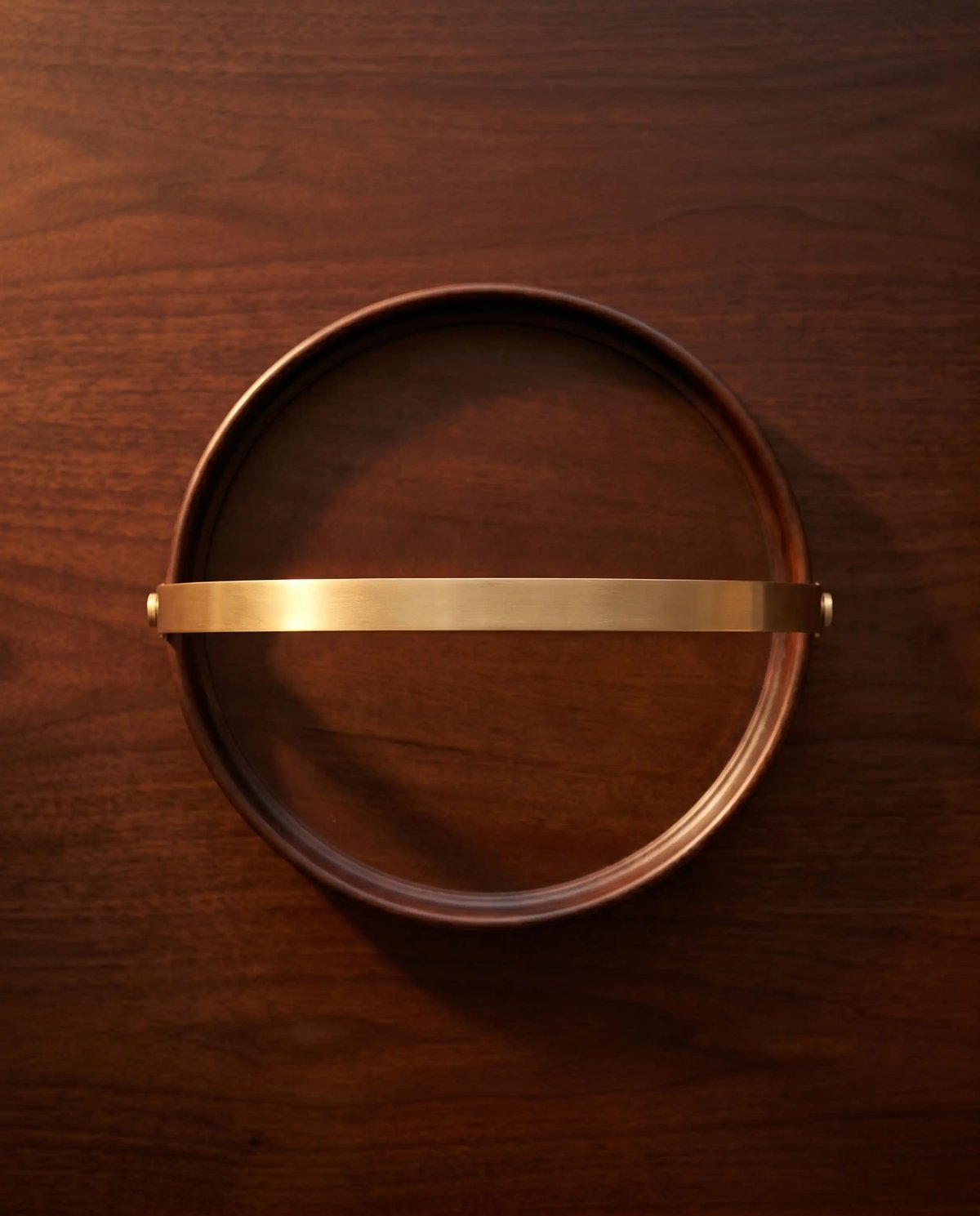 Brass Band Round Tray