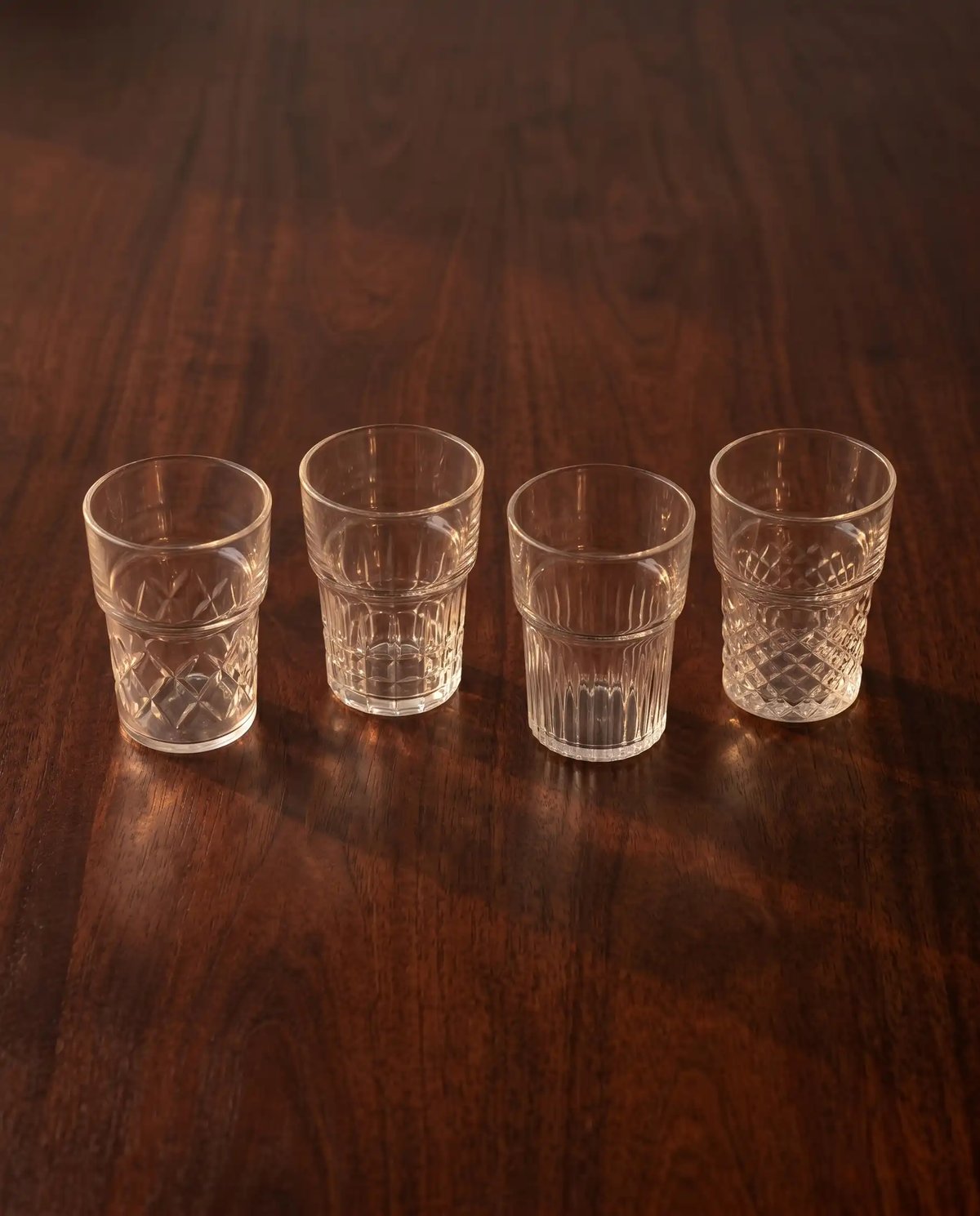 Cut Chai Glasses Set of 4