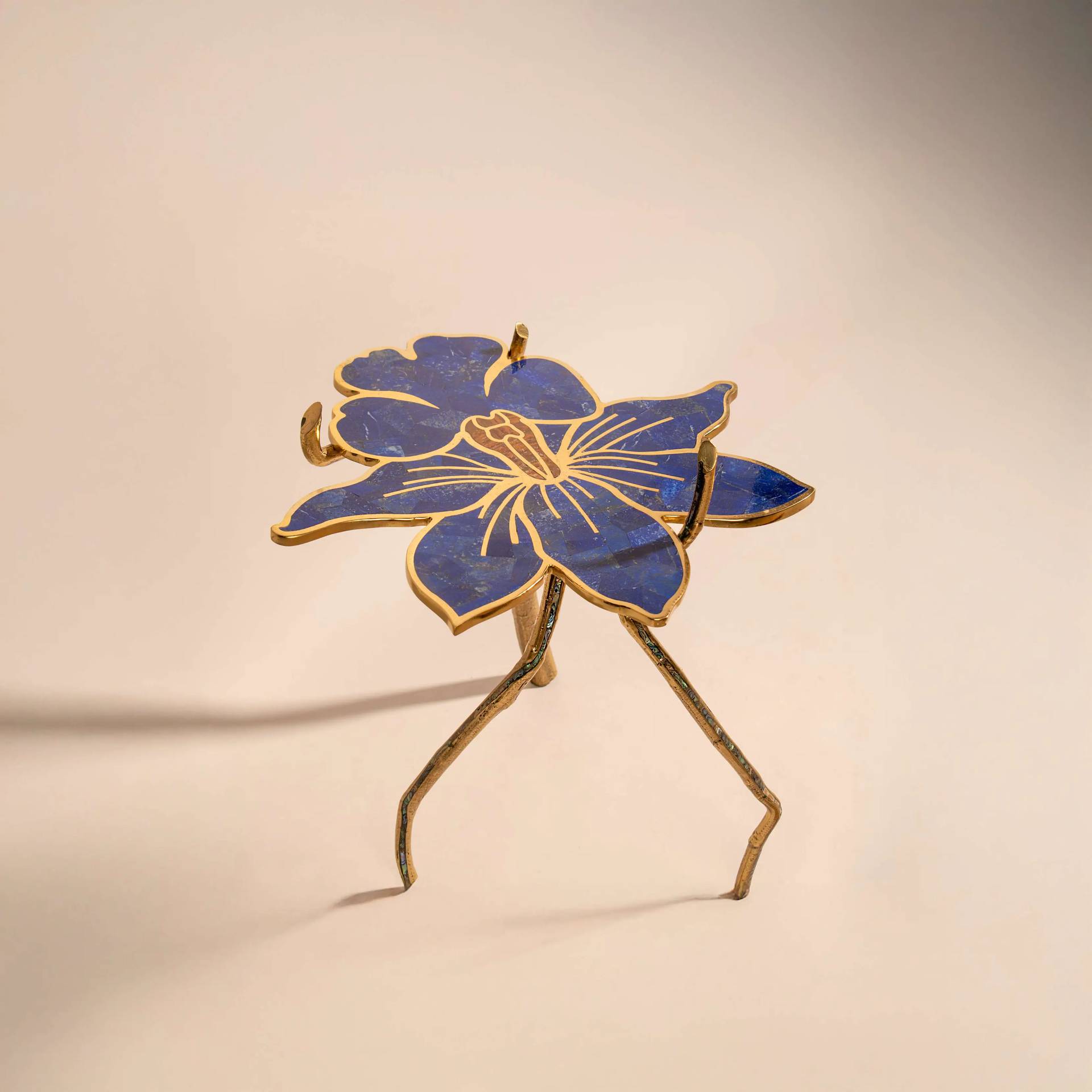 Blue Hibiscus Table