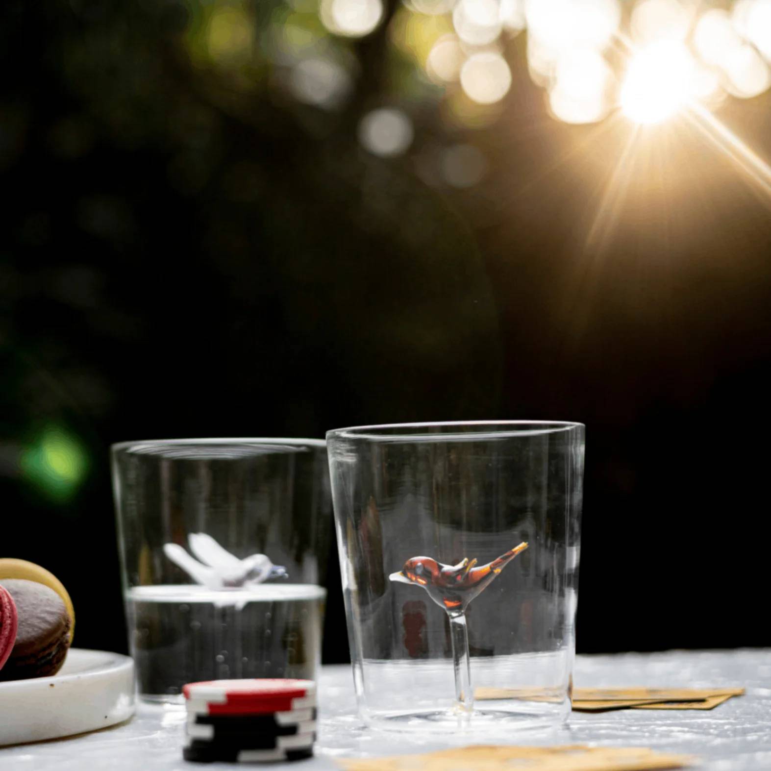 Wren Drinking Glasses - set of 2 alternate view