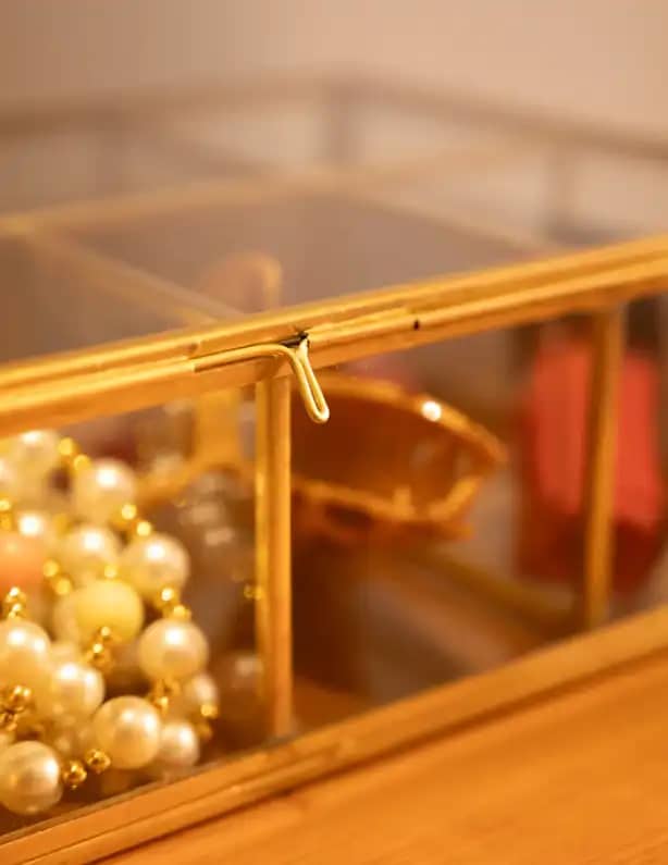 Vault Brass Organiser (100% brass) alternate view