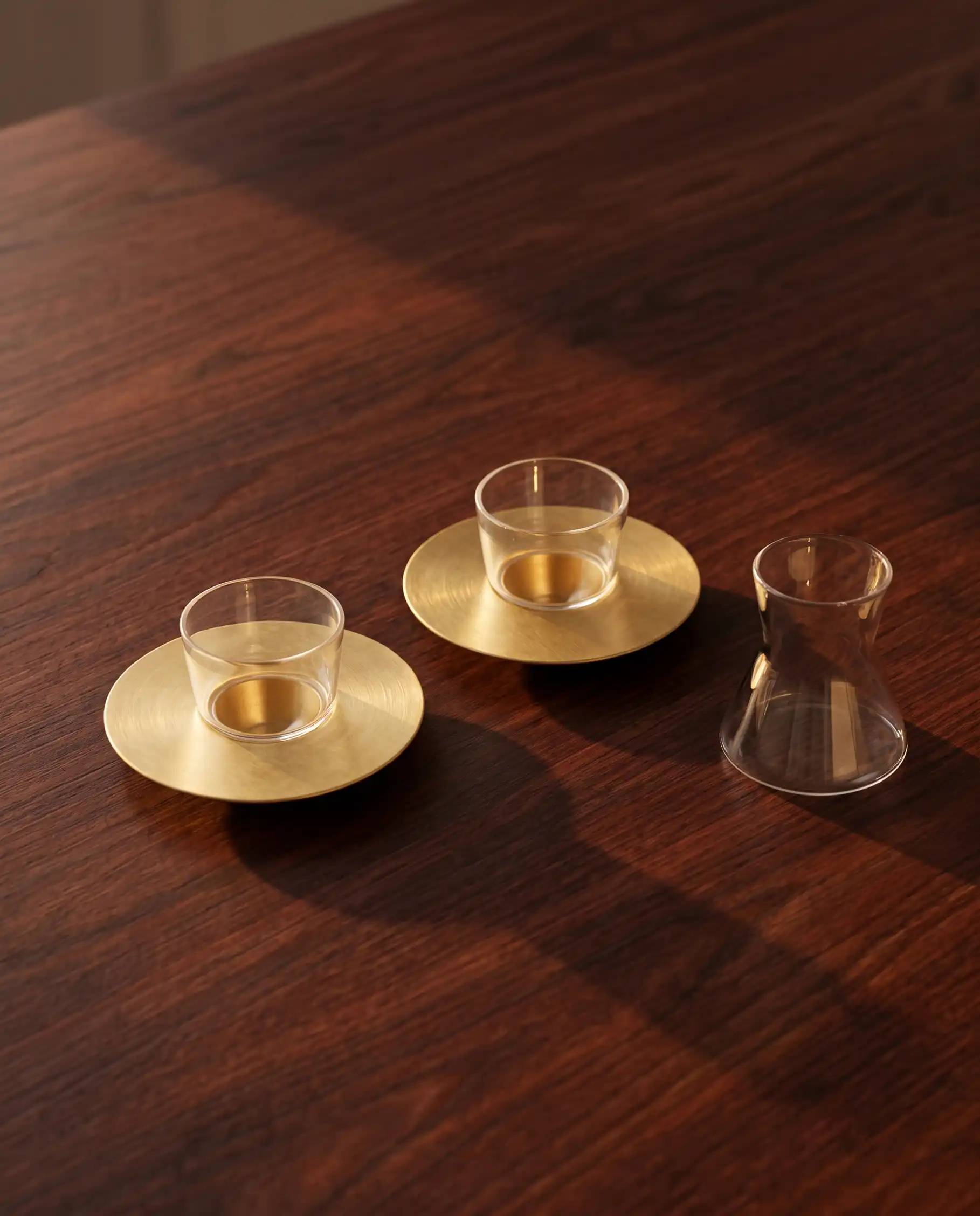 Ufo Cup Saucer Set of 2 With Mini Jar