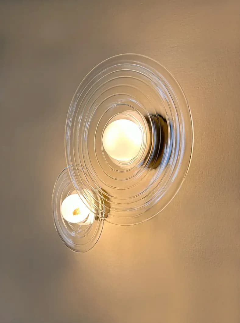 Ripple wall light alternate view