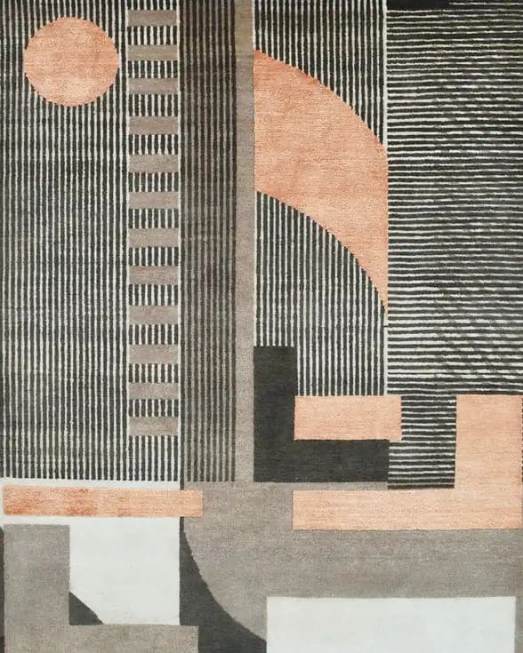 Sunset Grid Rug