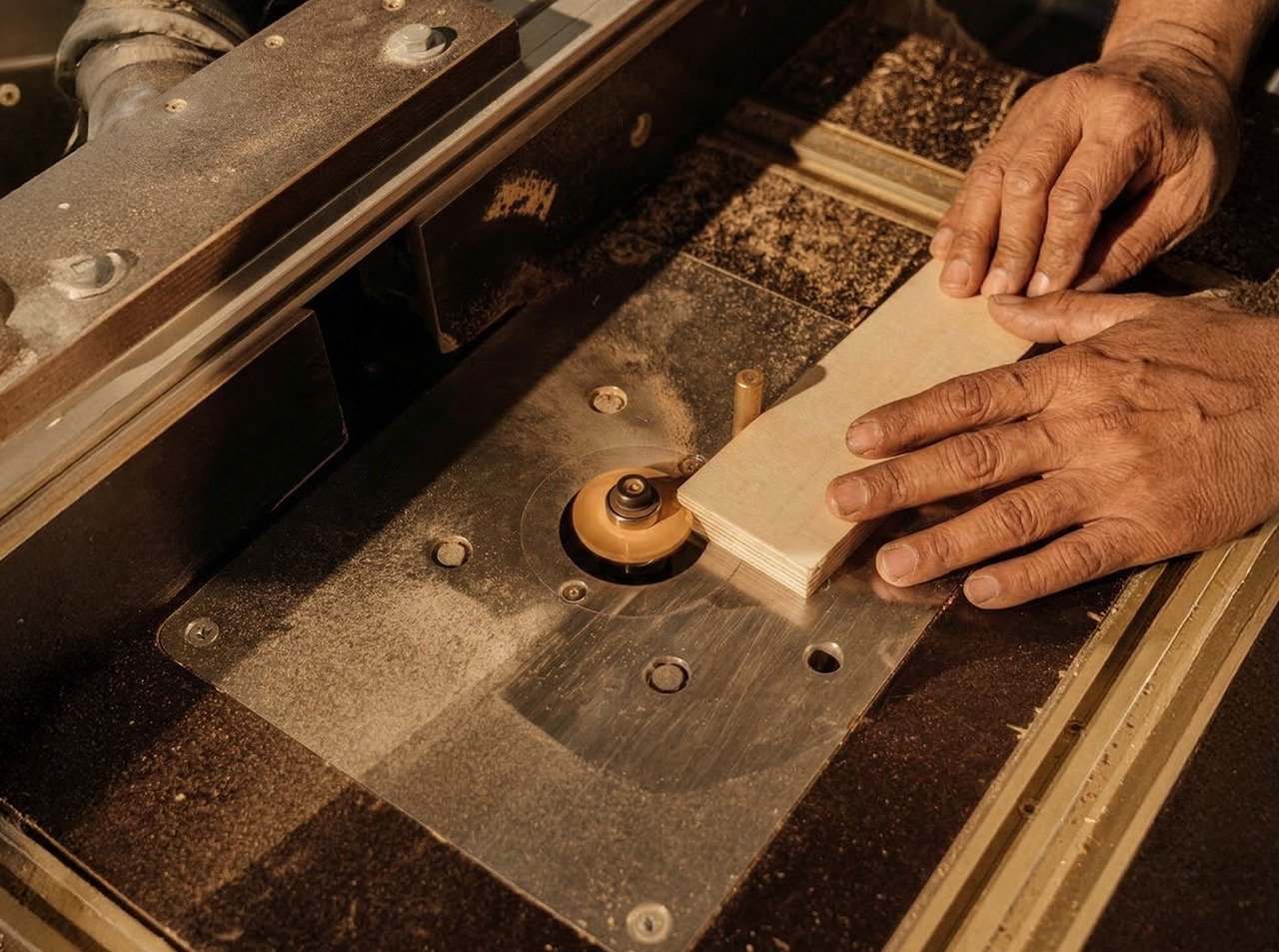 Made in the workshop. Like this.