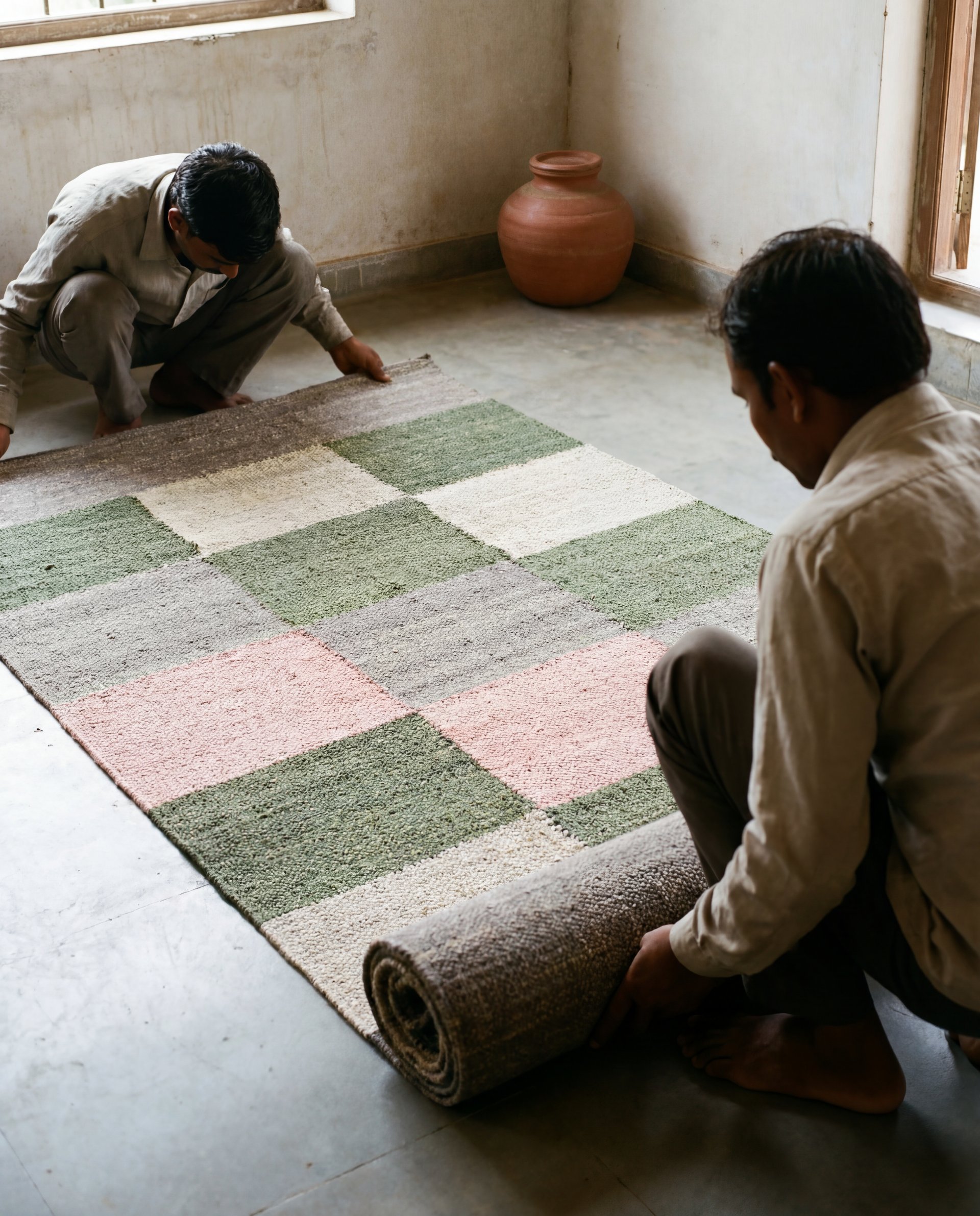 Blush & Moss Rug