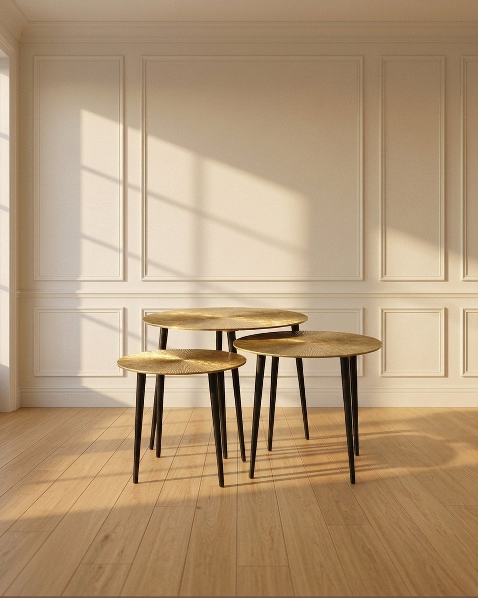 Brass Beyond Center Tables (Set of 3)