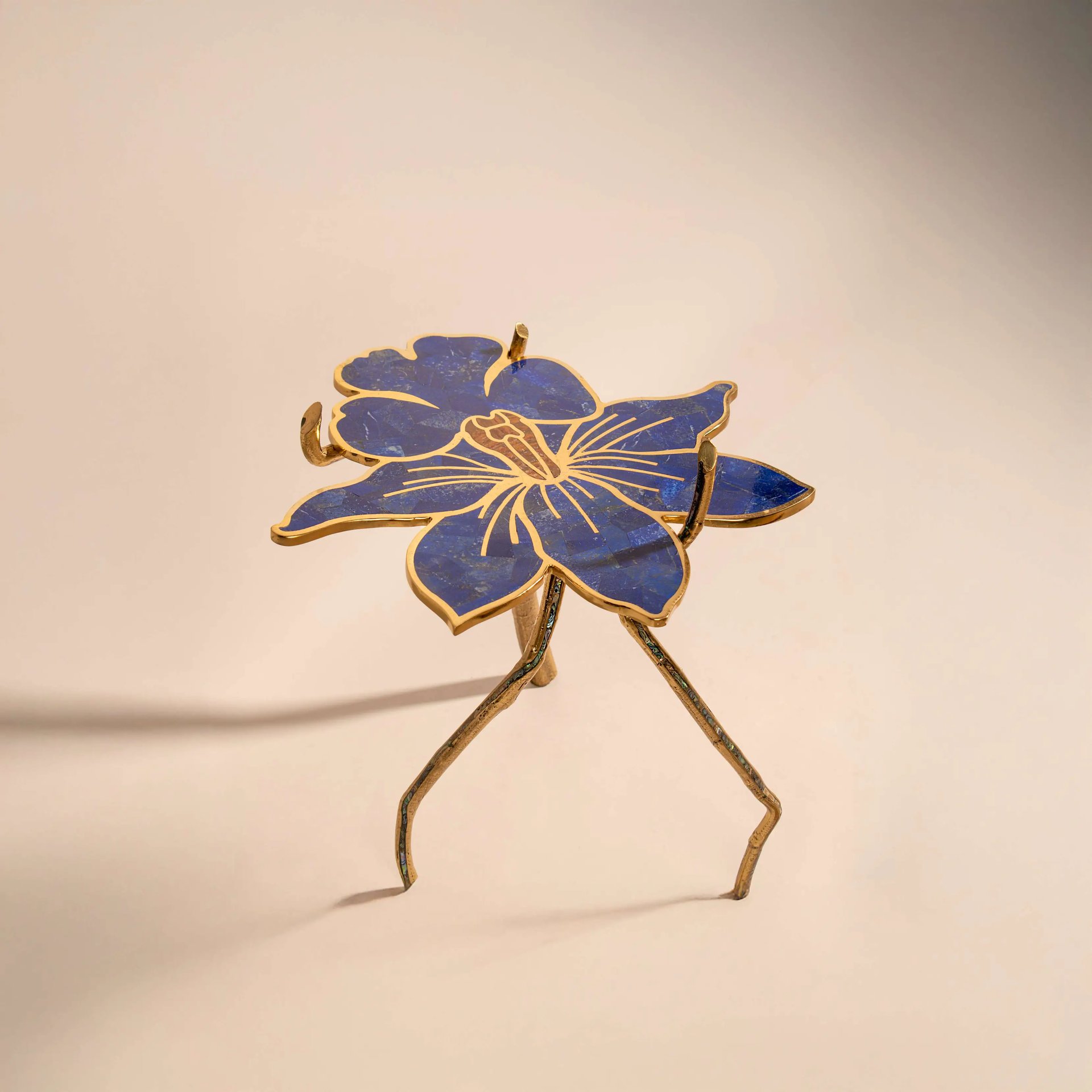 Blue Hibiscus Table