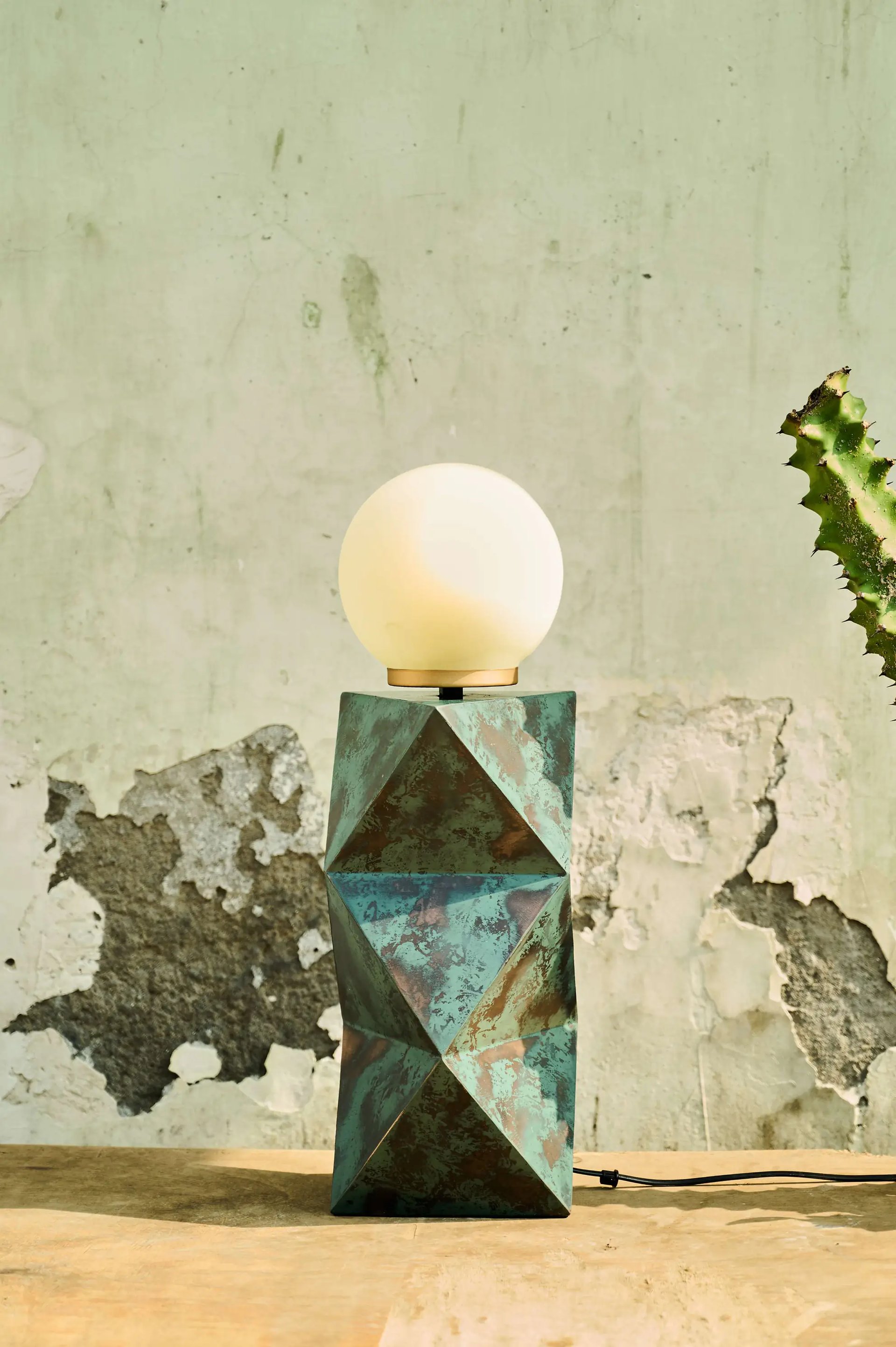 Facet Table Lamp