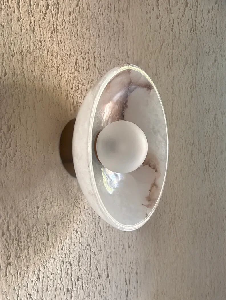 Crescent wall light