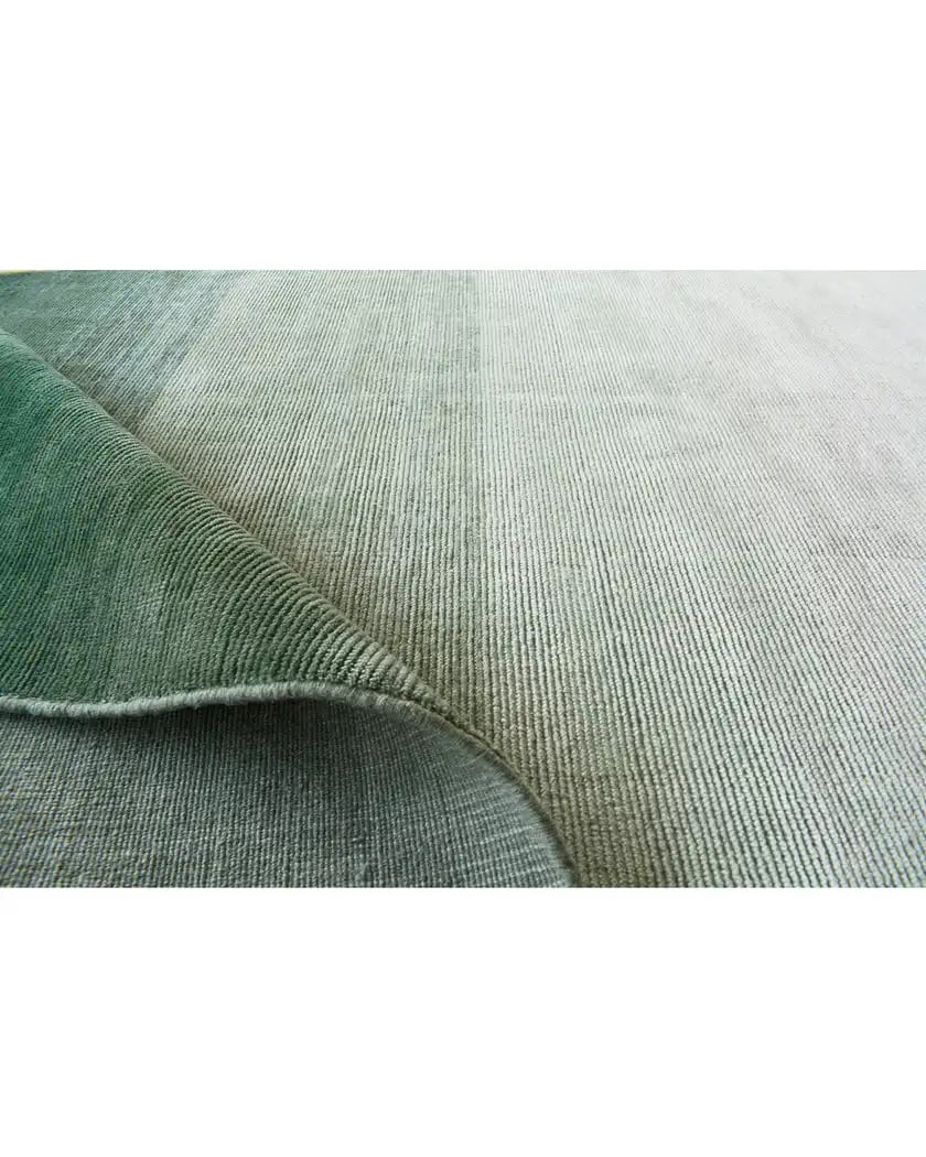 Green Linear Drift Rug