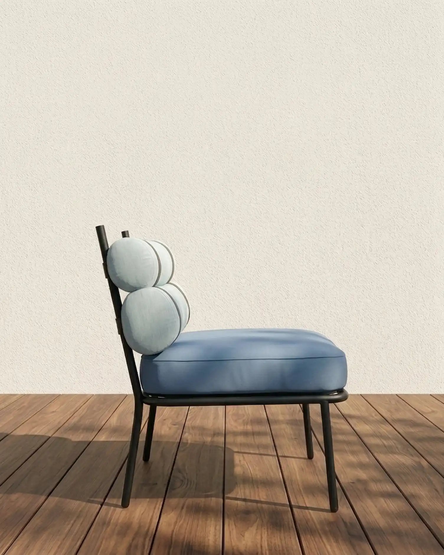 Roll Blue Chair
