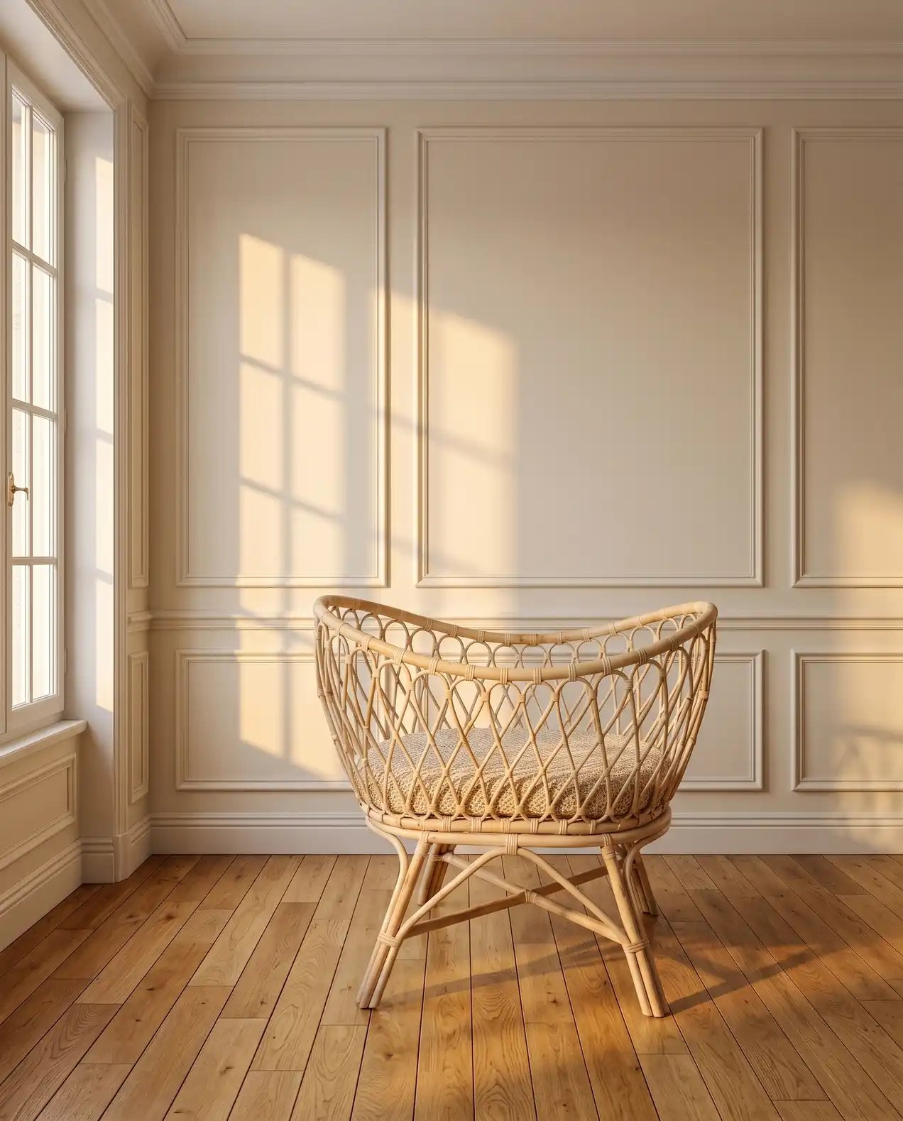 Venus Rattan Bassinet