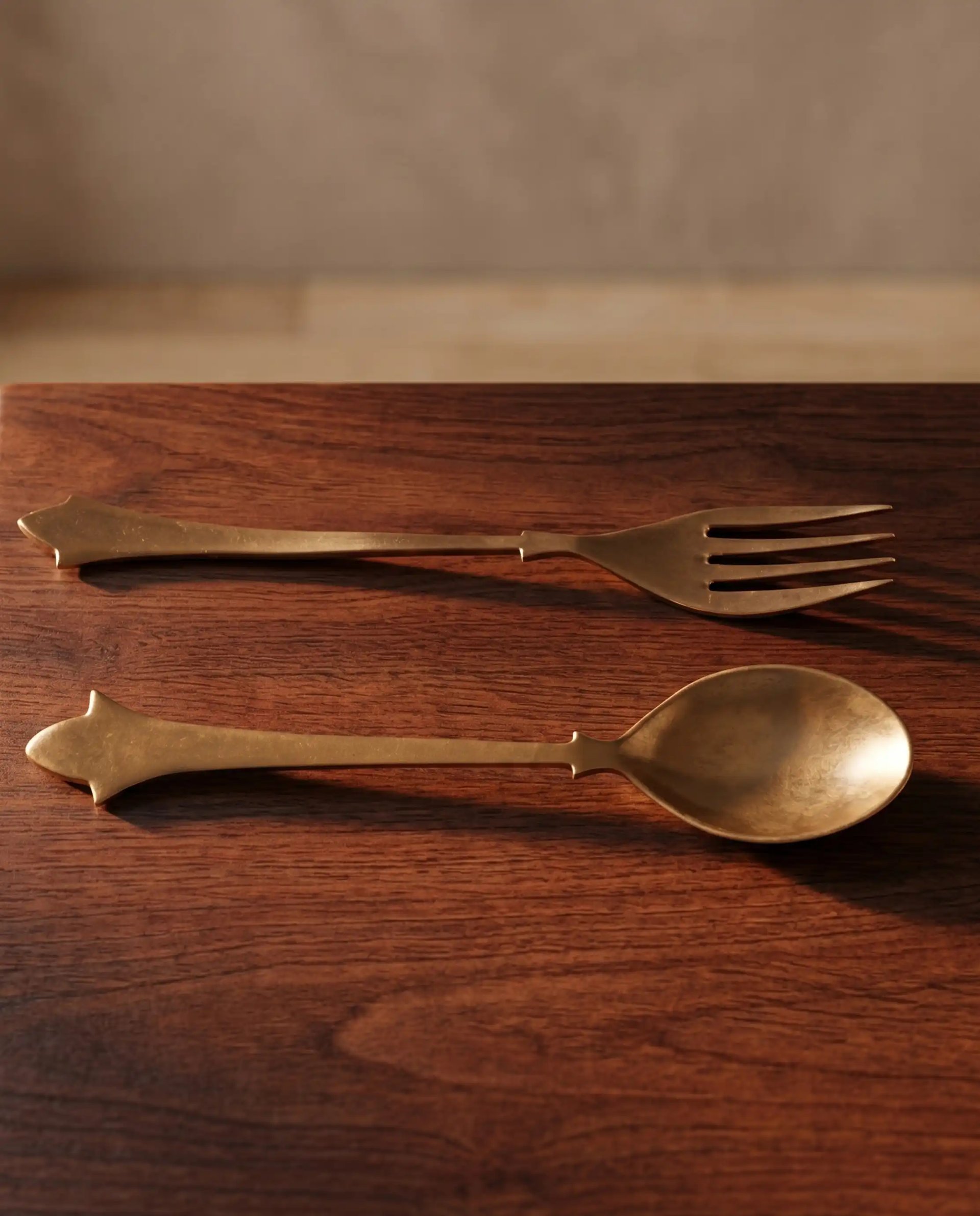 Crescent Spoon & Fork