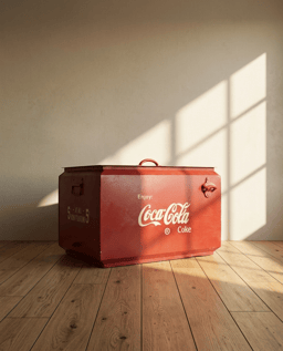 Retro Coca-Cola Cool Box 15 Inches view