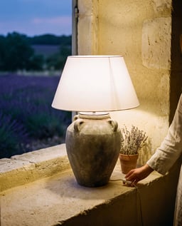 Earthstone Lamp view