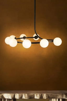 Arc Chandelier view