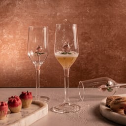 With Love Champagne Flutes - set of 2 view