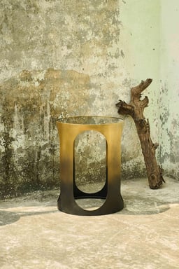 Oval Side Table view