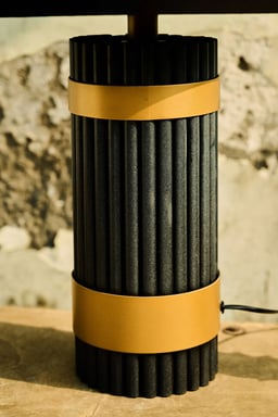 Fluted Bar Lamp view