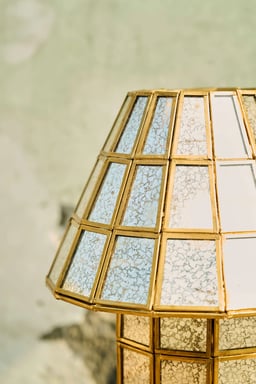 Brass-Aged Lamp view