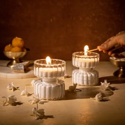 Diamante Tea Light Holder - set of 2 view