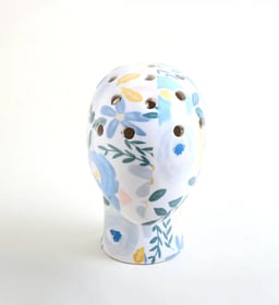 Stella Face Vase - floral view